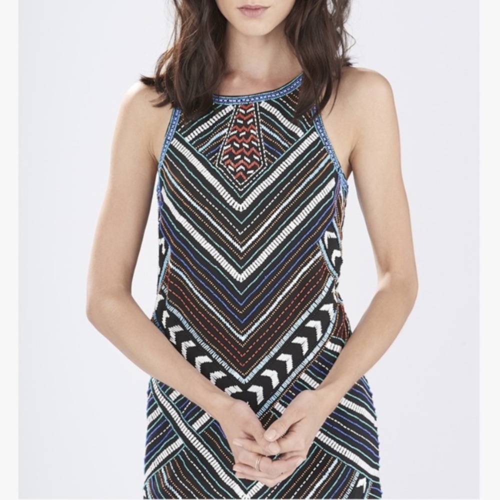 Parker Beaded Cocktail Dress